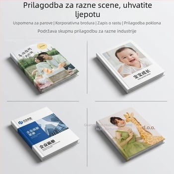6-inčni magazinski stil fotoalbum za parove, suvenir album s koricom od kraft papira, fotoalbum za maturu za razredne kolege