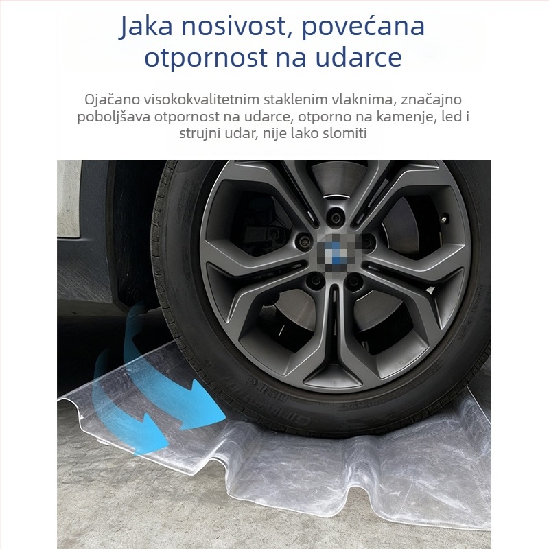 FRP prozirne ploče za osvjetljenje u staklenicima - otporne na tuču, propuštaju svjetlo, valovite