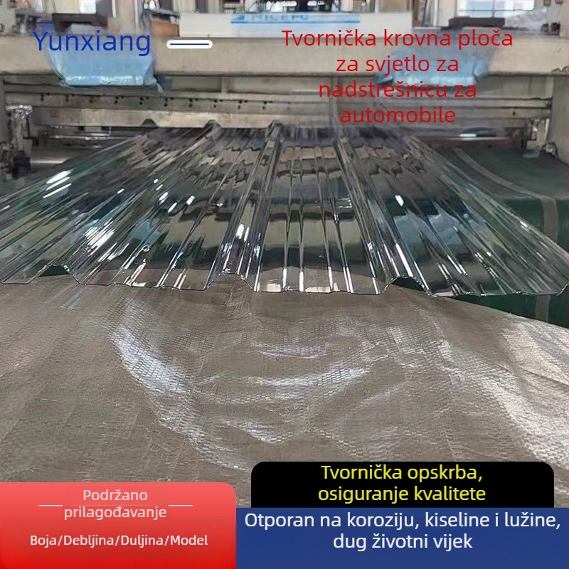 Prozirni polikarbonatni panel za krovove, plastenike i sunčane prostore