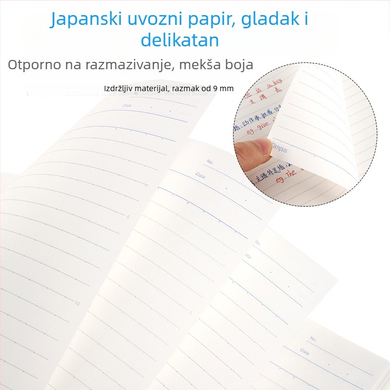 KOKUYO Guoyu spiralni bilježnica s perforiranim stranicama, jednostavan kreativni dizajn