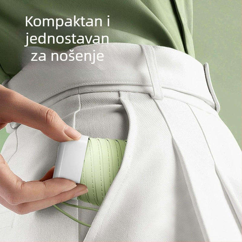 Prilagođena kompaktna crossbody torba sa zaštitom od sunca i kiše, mini sklopivi UV kišobran