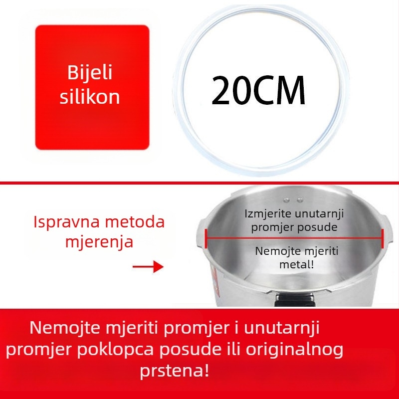 Ručka za lonac pod tlakom Shenyang Aiqi, starog stila, crna, ručka tipa push, dodatak (bez izlazne cijevi)