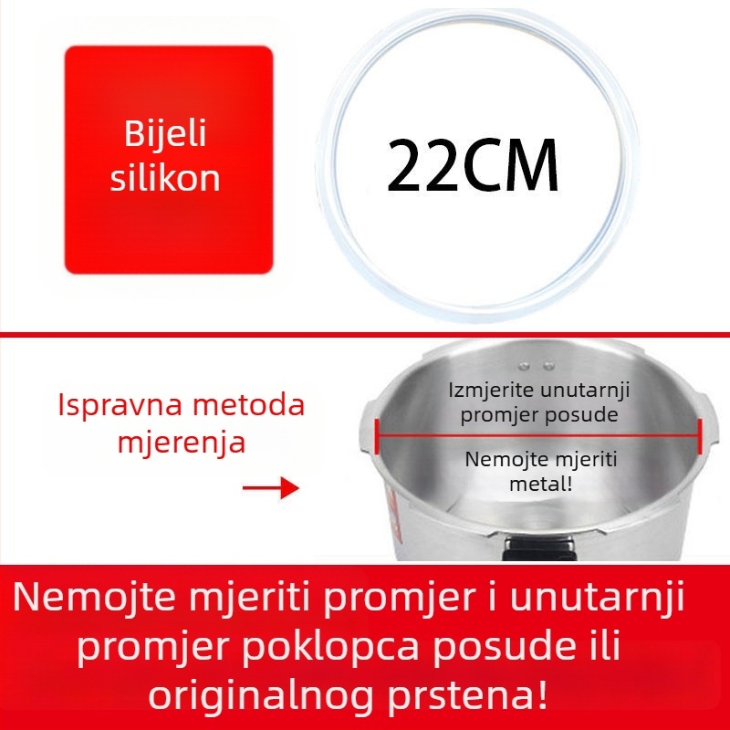 Ručka za lonac pod tlakom Shenyang Aiqi, starog stila, crna, ručka tipa push, dodatak (bez izlazne cijevi)