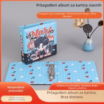 Album za fan kartice, album za razglednice i naljepnice, fotoalbum za pohranu s motivima anime
