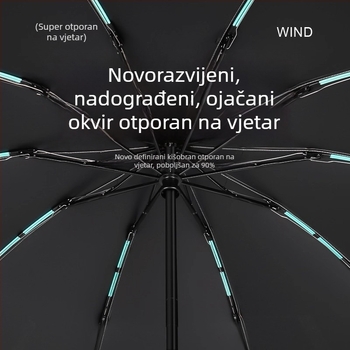 20-okraki reverzni kišobran za sunce i kišu, automatski sklopivi kišobran s logom, za muškarce i žene