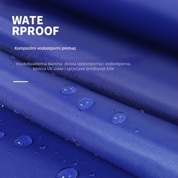 Ogromni vanjski reklamni parasol s UV zaštitom UPF 50+, ručno otvaranje i zatvaranje, mogućnost otiska logotipa