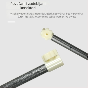 Ogromni vanjski reklamni parasol s UV zaštitom UPF 50+, ručno otvaranje i zatvaranje, mogućnost otiska logotipa