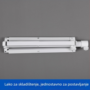 Veliki vanjski suncobran s bazom napunjenom vodom i reklamnom bazom, plastična sklopiva baza
