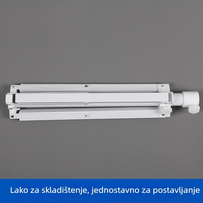 Veliki vanjski suncobran s bazom napunjenom vodom i reklamnom bazom, plastična sklopiva baza