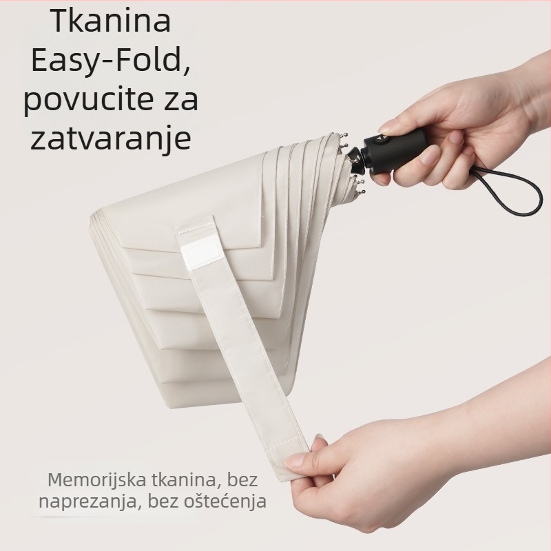 Kišobran s memorijskom tkaninom, automatski, ultra lagan, veličina XL