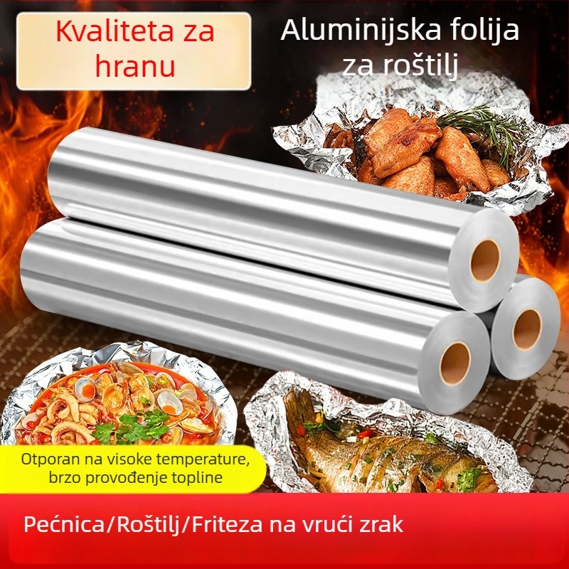 Aluminijska folija za pečenje i roštiljanje