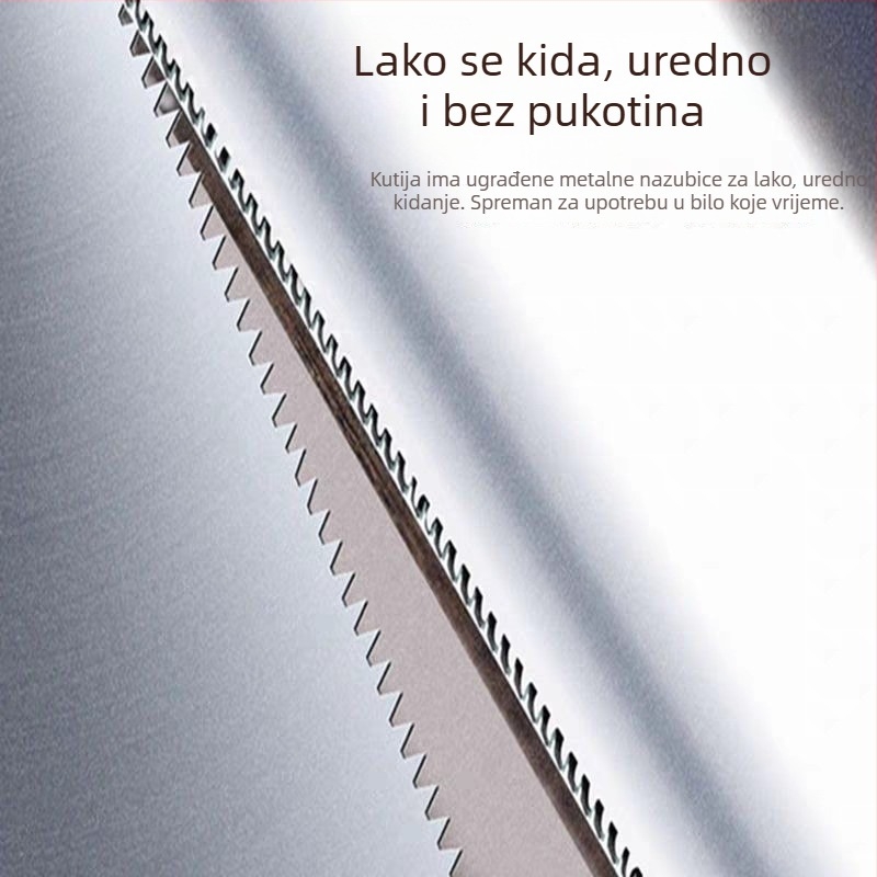 Debeljena aluminijska folija za roštilj, otporna na visoke temperature, hotelska/komercijalna uporaba, ekstra duga rola za pečenje piletine i školjki.