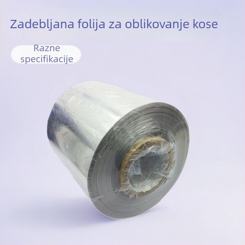 Folia za trajnu i isticanje kose, debeli aluminijski folij za bojanje kose, kutija od 100 g, odstranjivač laka za nokte