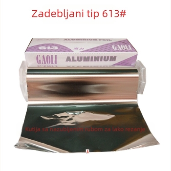High Force 615 aluminijska folija za hranu, 0.018 mm, Klasa A — roštiljanje i pečenje mesa, piletine i ribe