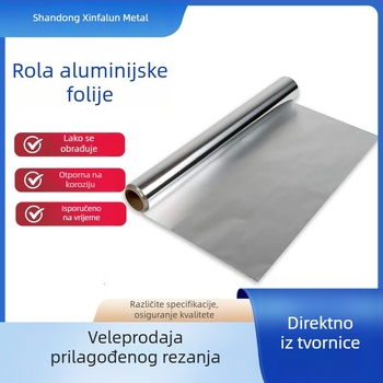 Jednokratna aluminijska folija za roštilj, role aluminijske folije za zračnu fritu