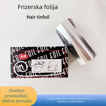 Aluminijska folija za trajnu uvijanje kose i manikuru, debela folija za profesionalne salone
