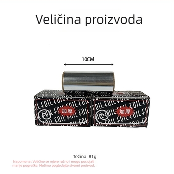 Aluminijska folija za trajnu kosu – za salon i kućnu upotrebu