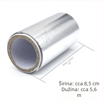 Folija za kosu za salone, debela aluminijska folija s nazubljenim rubom za pramenove