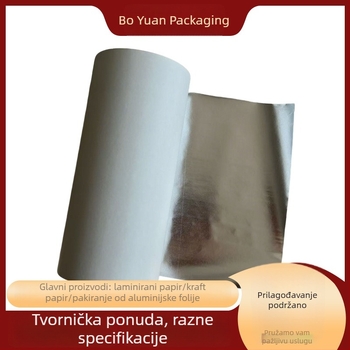 Prilagodljivi obojeni aluminijski folijski papir za pakiranje maslaca i čokolade, univerzalna folija