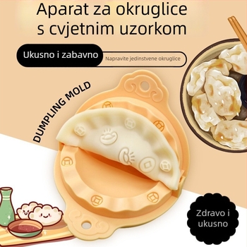 Novi oblikovani alat za knedle za kućnu upotrebu, jednostavan za korištenje, kalupi za knedle s likovima životinja i cvijeća
