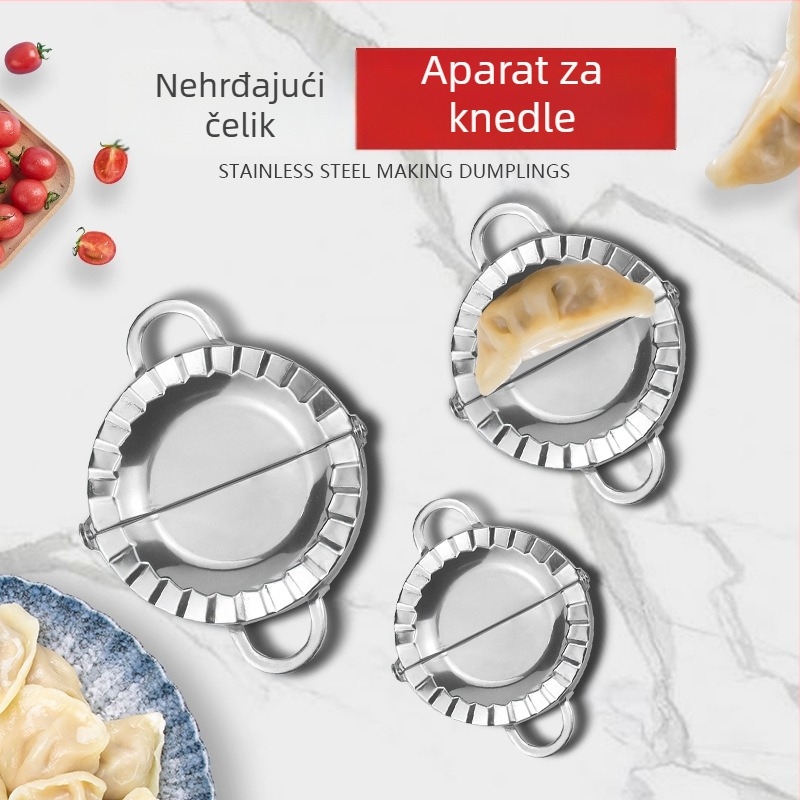 Nehrđajući čelik 304 – kalup za knedle, rezač tijesta i kućni alat za pripremu knedli