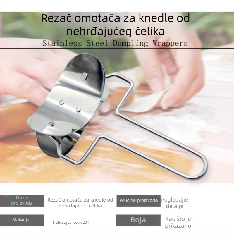 Nehrđajući čelični kalup za rezanje korica za gyoza