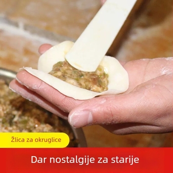 Žlica za punjenje knedli od goveđih kostiju – alat za izradu knedli i wontona