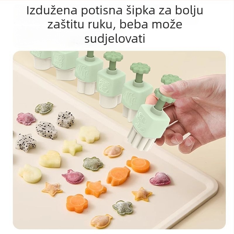 Kalup za wontone i set alata za embossing za dječju hranu, oblici leptira za tjesteninu i kalupi za kekse