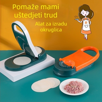Kućni alat za pritiskanje tijesta za knedle, kalup za knedle, valjak za tijesto, stroj za izradu knedli, kuhinjski dodatak