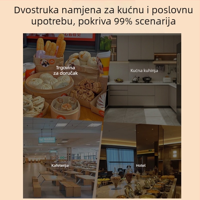 Rongshida Električni omletnik sa sedam rupa, neprijanjajuća tava, stroj za jaja knedle, za kućnu upotrebu