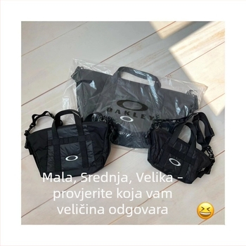 Muška nylon crossbody torba, vintage stil, s džepom za telefon
