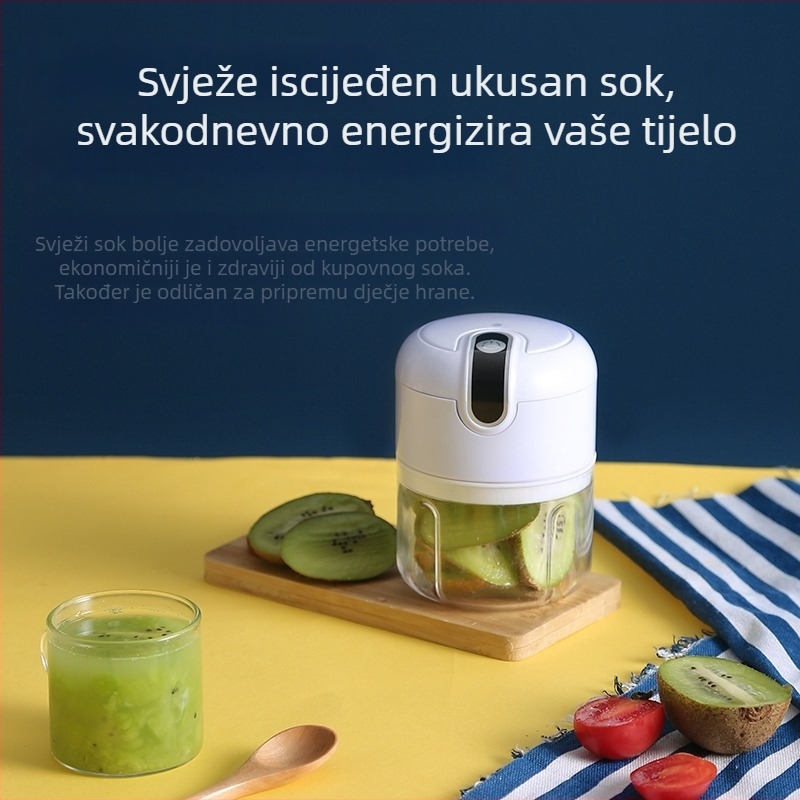 Električni mljevnjak češnjaka, kompaktni mljevnjak za češnjak, kuhinjski aparat za pripremu bebine hrane, višenamjenski kuhinjski uređaj