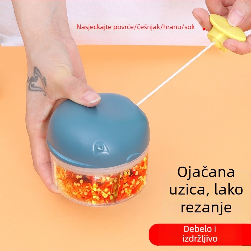 Ručna presa za češnjak i mačkalica, mini veličine, za kućnu upotrebu