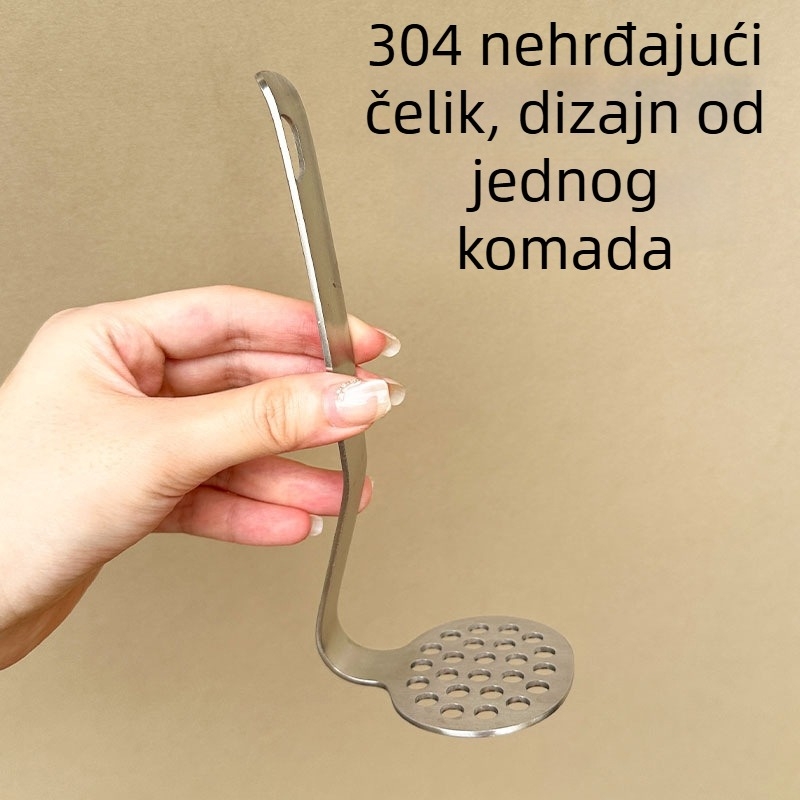 Maser od nehrđajućeg čelika 304 za krumpire i taro, pritiskivač češnjaka, kompaktni kućni pretvarač hrane