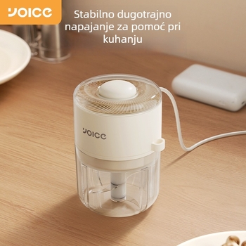 Električna presa za češnjak i sjeckalica za kućnu upotrebu – usitniti češnjak, čili i mljeveno meso