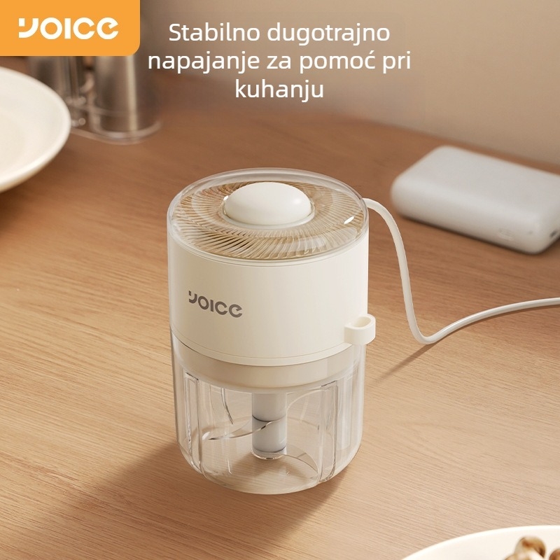 Električna presa za češnjak i sjeckalica za kućnu upotrebu – usitniti češnjak, čili i mljeveno meso