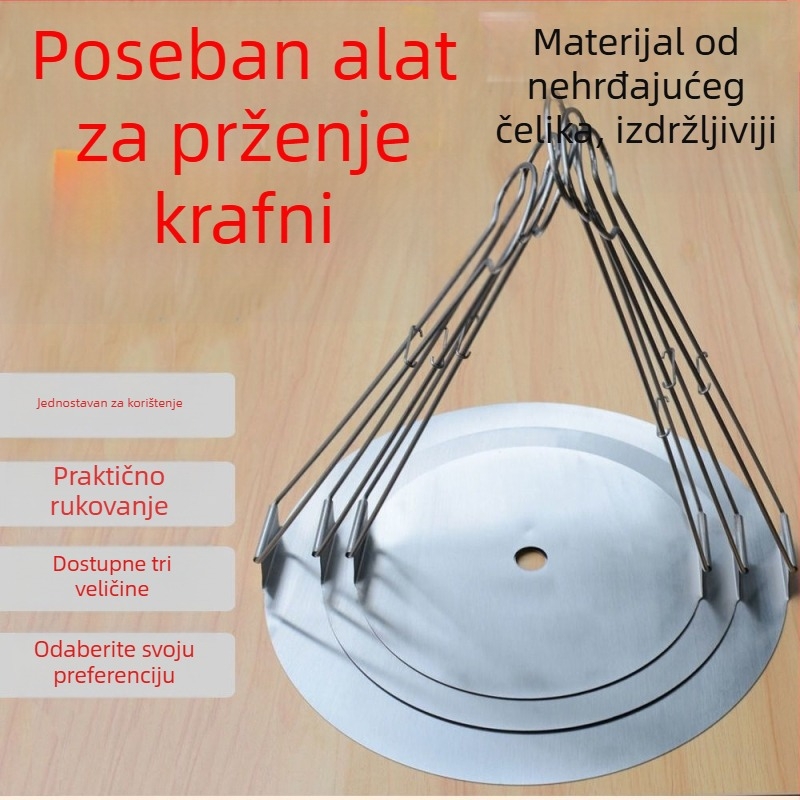 Set alata za prženo tijesto: kalup za tijesto i okretni disk