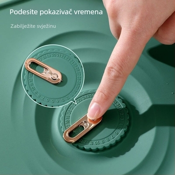 Plastična kutija za knedle 30,5 × 22 cm
