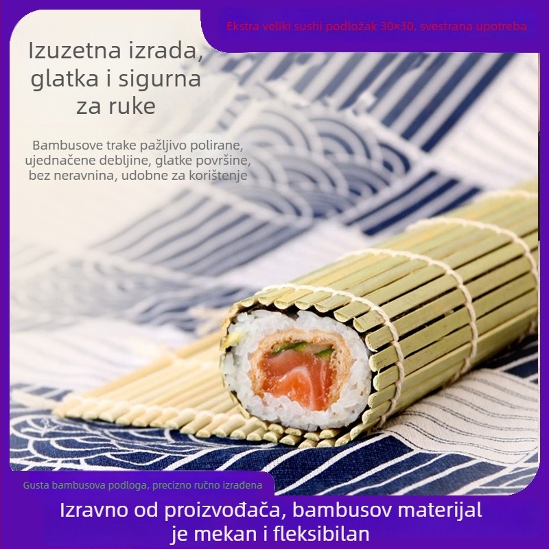 Bambusova sushi mat za rolanje sushi