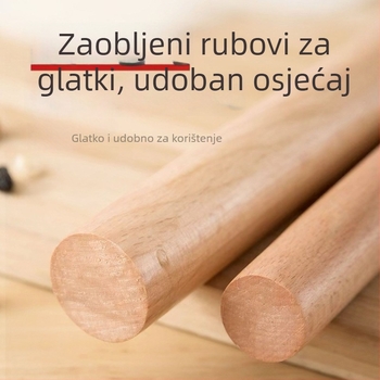 Drveni valjak za tijesto, 1 kom.