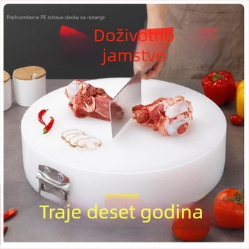 Ice Joy debela PE plastična daska za rezanje, protiv plesni, dvostrana, za meso i kosti
