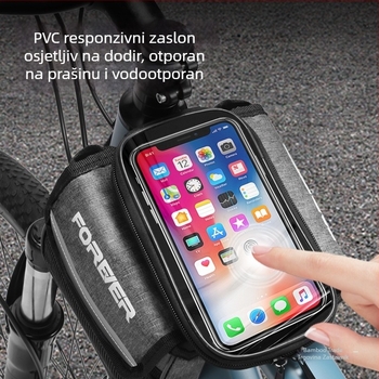 Prednja torba za okvir za planinske i cestovne bicikle – komplet dodatne opreme za vožnju