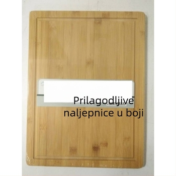 Bambusova daska za rezanje, pravokutnog oblika, za sudoperu