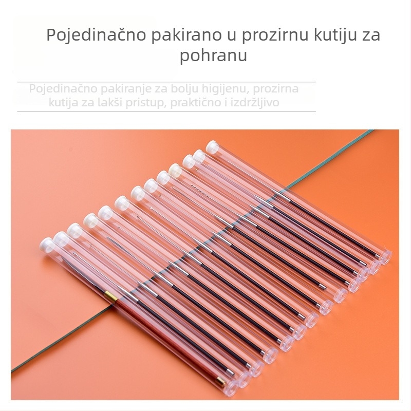 Profesionalni set alata za čišćenje uha od karbonskog čelika – žlica za uho, nož oblaka, ušna kuka, glava gljive, štapići od vate, ušni kukić