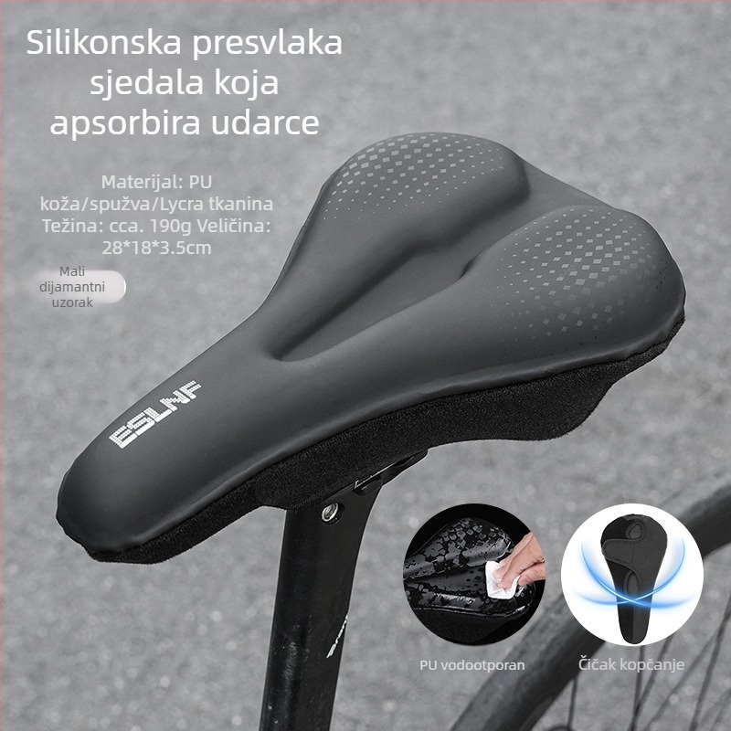 Navlaka za sjedalo bicikla ESLNF, s amortizacijom, protuklizna, za cestovne i planinske bicikle