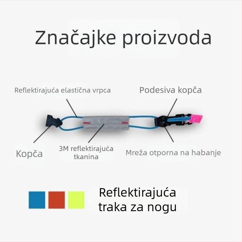 Novi MCC reflektirajući pojas za biciklizam za noćnu vožnju