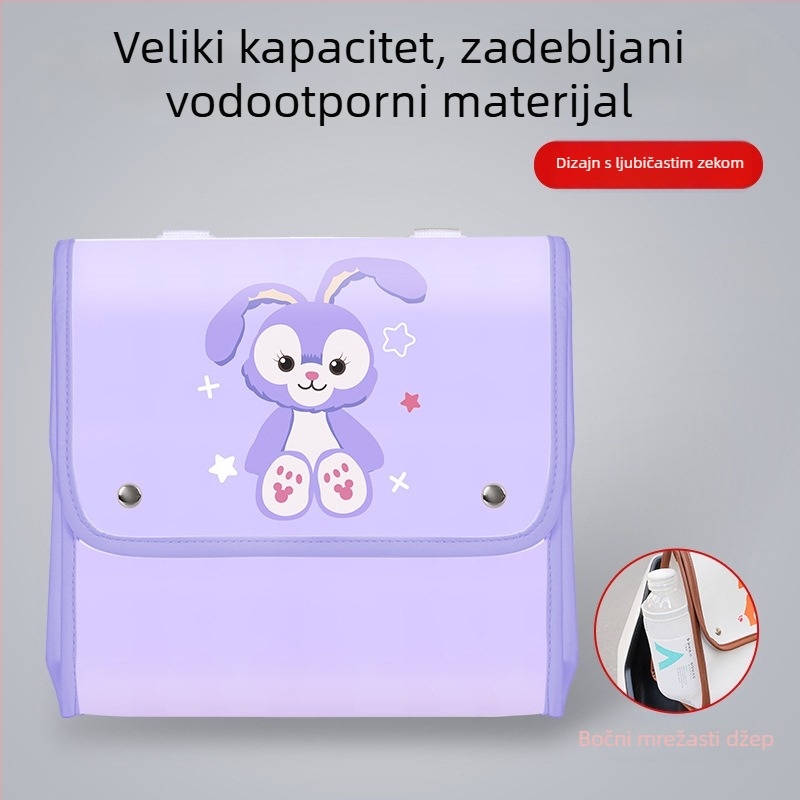Vodootporna PVC torbica za bicikl s prednjim i stražnjim spremištem, za punjač električnog bicikla, kapacitet oko 8 litara.