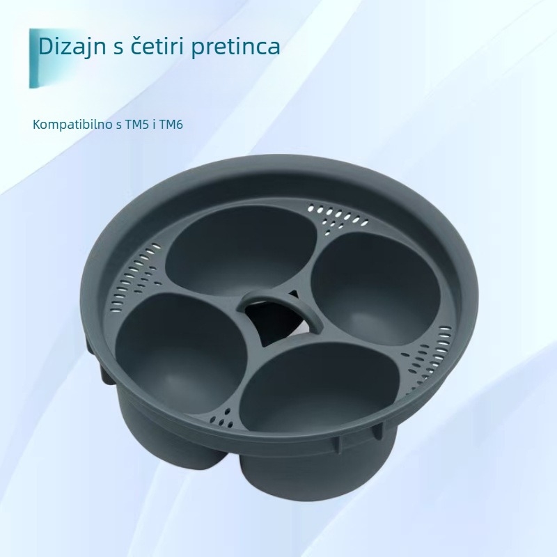 Thermomix dodaci: 4-u-1 posuda za kuhanje na paru jaja za TM5 TM6