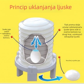 Automatski oguljač tvrđih jaja - kuhinjski alat