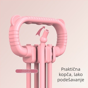 Prilagodljiva otporna traka u obliku 8 za žene – vježbanje ramena i leđa, šest vlakana elastična traka za kućne vježbe